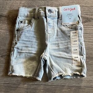 NEW! Cat & Jack Kids' Light Blue Denim Shorts